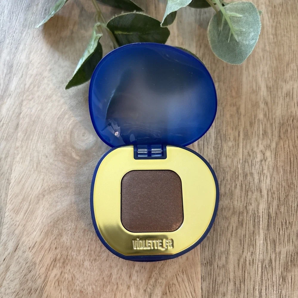 New VIOLETTE FR Plume eyeshadow feather Shimmer veil .08 oz Bronze D'or